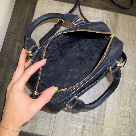 Michael Kors Saffiano Leather Small Satchel Purse - Picture 4 of 6